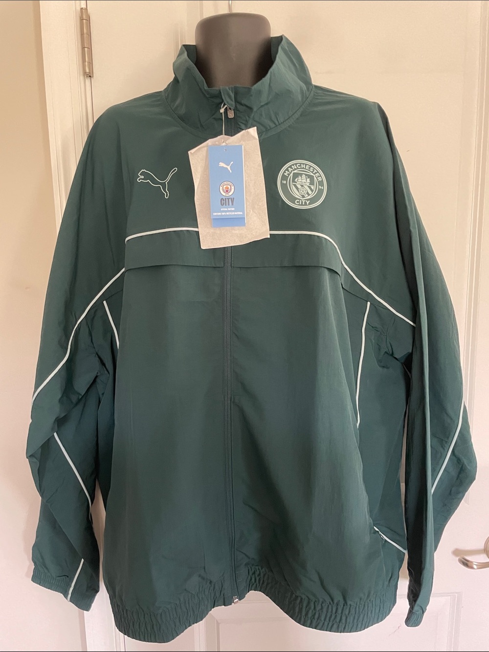 NWT Puma Manchester City Track Jacket